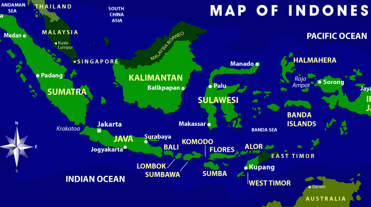 indonesia map