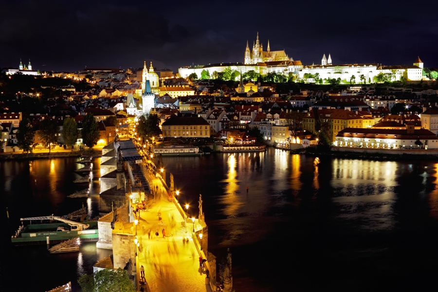 Enjoying The Night View Of Prague and Its Exotic Places