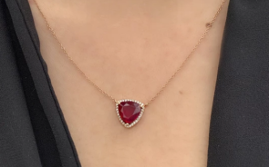 Buy Original Pearl Jewelry | Ruby Stone Necklace Online